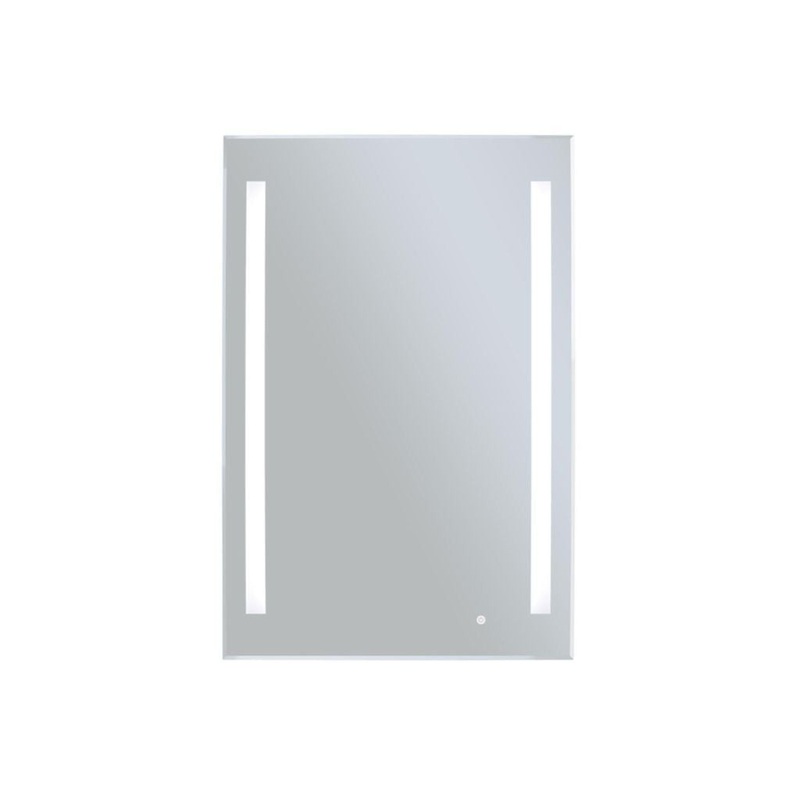 WarmlyYours Ingrid 36 x 24 Rectangular Frameless Wall-Mounted LED Daylight 5,000K Backlit Mirror