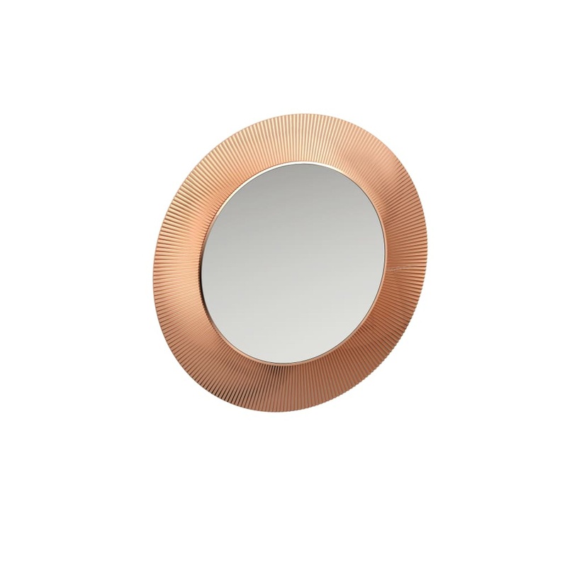 Laufen Kartell 31" Round Copper Polycarbonate "All Saints" Mirror