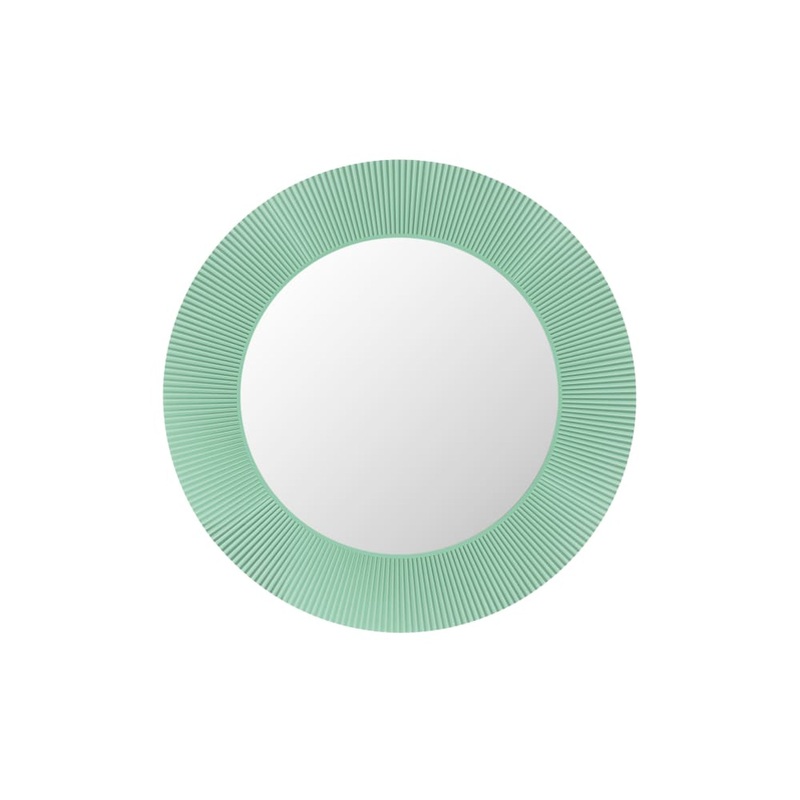 Laufen Kartell 31" Round Emerald Green Polycarbonate "All Saints" Mirror