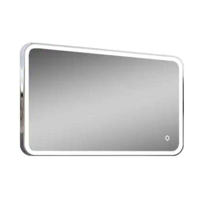 Lighted Impressions Saffron 32.5" x 19.687" Rectangular Framed Wall-Mounted LED Mirror With Touch Sensor