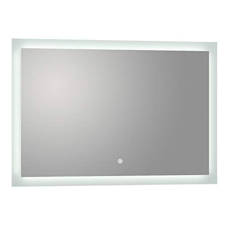 Luxaar Puralite 48" x 30" LED Wall-Mounted Backlit Vanity Mirror With Memory Dimmer
