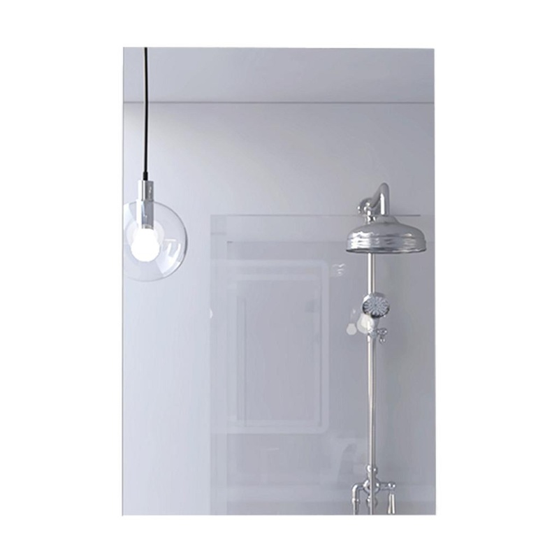 TUHOME Flektar Bolonia 16" x 24" Rectangular Frameless Wall-Mounted Mirror