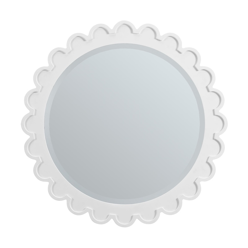 James Martin Vanities Adelese 32" Bright White Mirror