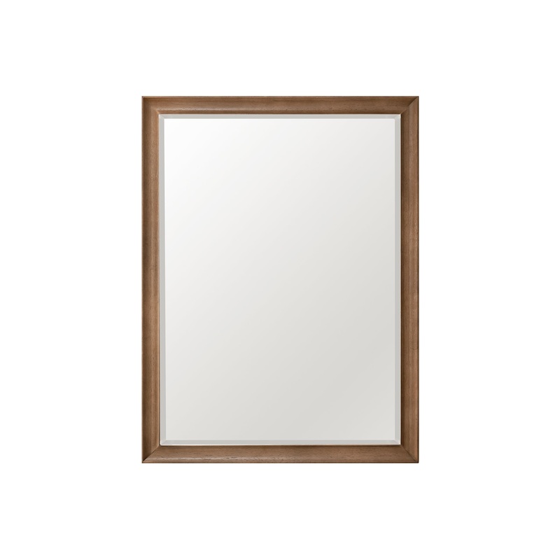 James Martin Vanities Glenbrooke 30" Whitewashed Walnut Mirror