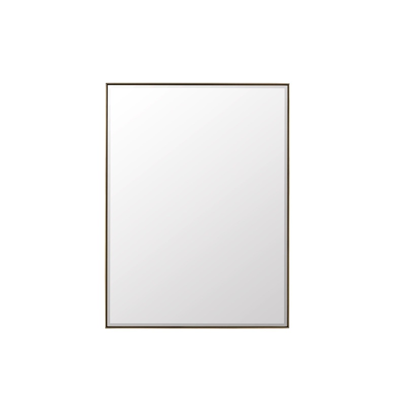 James Martin Vanities Rohe 30" Champagne Brass Mirror