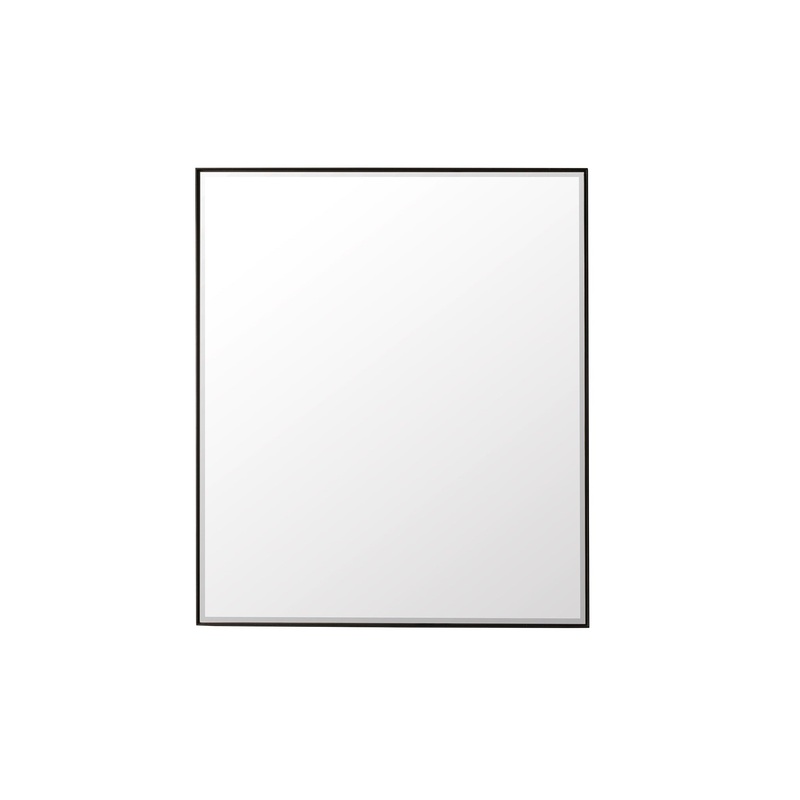 James Martin Vanities Rohe 36" Matte Black Mirror