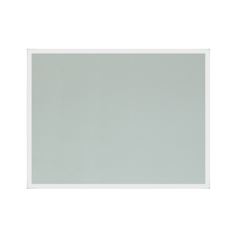 Vanity Art 36" W x 24" H Rectangular Frameless LED Lighted Illuminated Bathroom Vanity Wall Mirror With Touch Sensor Switch