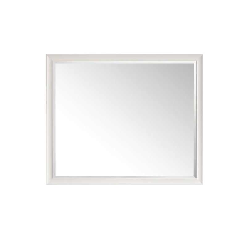 James Martin Vanities Glenbrooke 48" Bright White Mirror