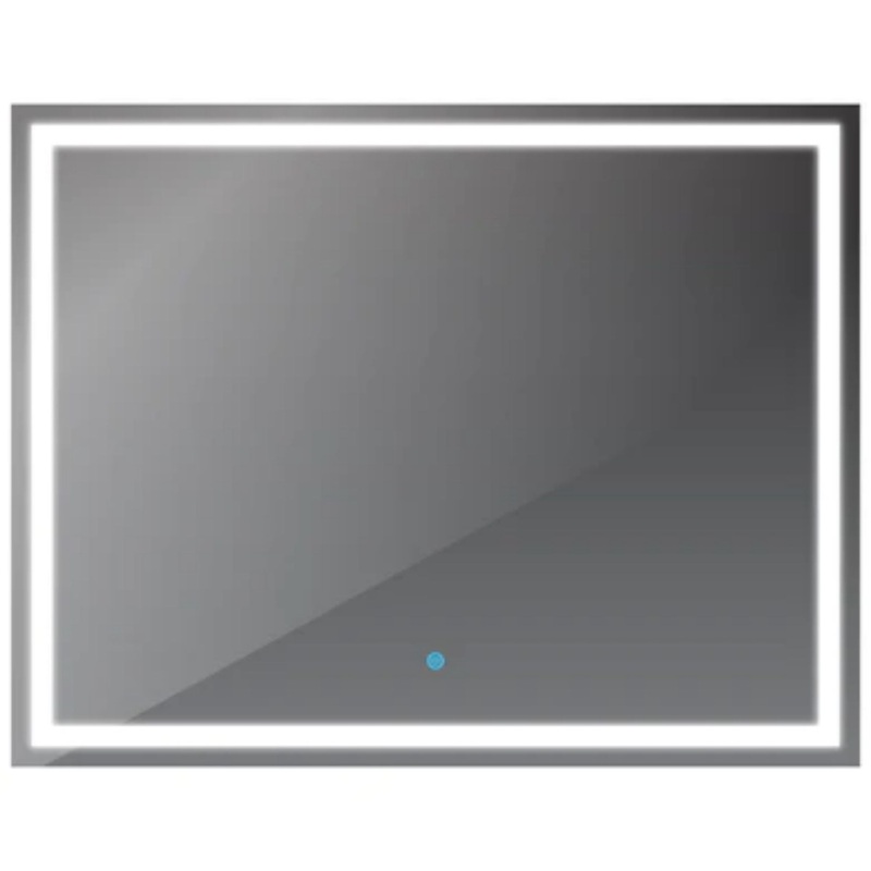 LessCare 41" x 32" Modern Super White LED Front/Backlit Frameless Mirror - Touch Sensors and Defogger