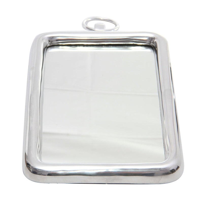 A&B Home 18" x 11" Bundle of 21 Rectangular Aluminum Frame Hanging Mirror