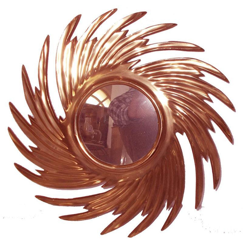 A&B Home 16" x 16" Bundle of 46 Sunburst Copper Aluminum Frame Wall-Mounted Mirror