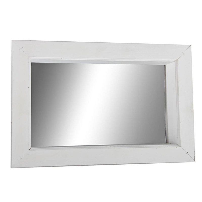 A&B Home 13" x 20" Bundle of 44 Rectangular White Wooden Framed Wall-Mounted Mirror