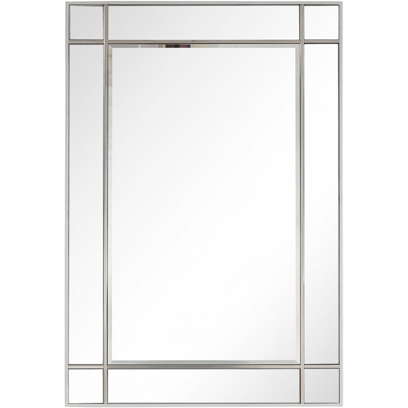 HomeRoots Stainless Steel Wall Mirror