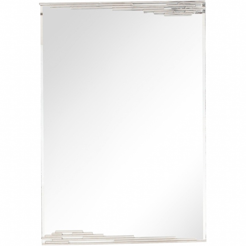 HomeRoots Striped Falling Wall Mirror