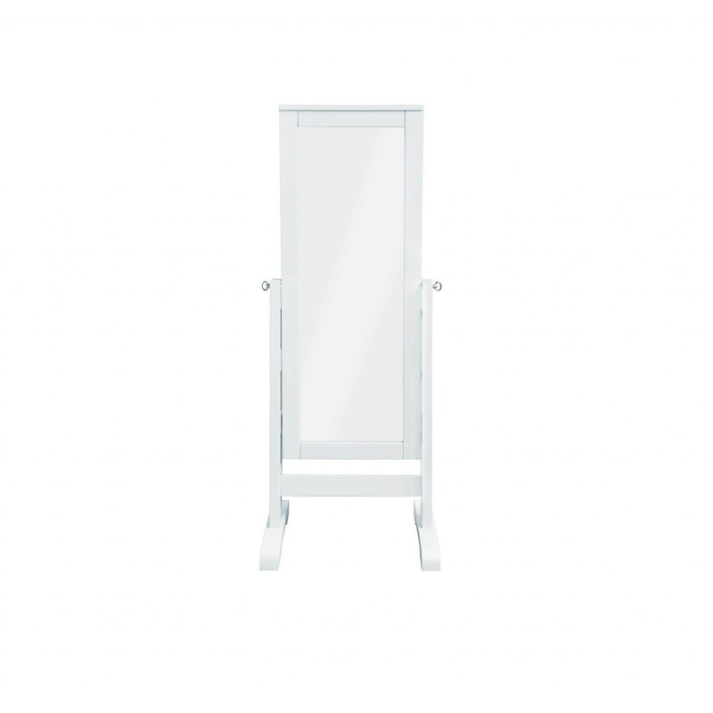 HomeRoots Tea Gray Wood Rectangle Standing Mirror