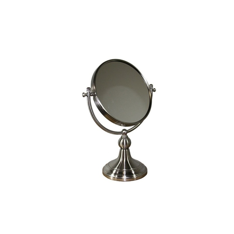 HomeRoots Vintage Rotating Chrome 7X Magnification Vanity Mirror