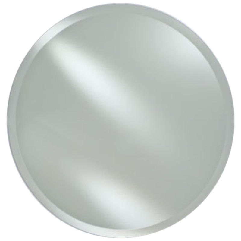 Afina 18" Radiance Frameless Round 1" Beveled Wall Mirror