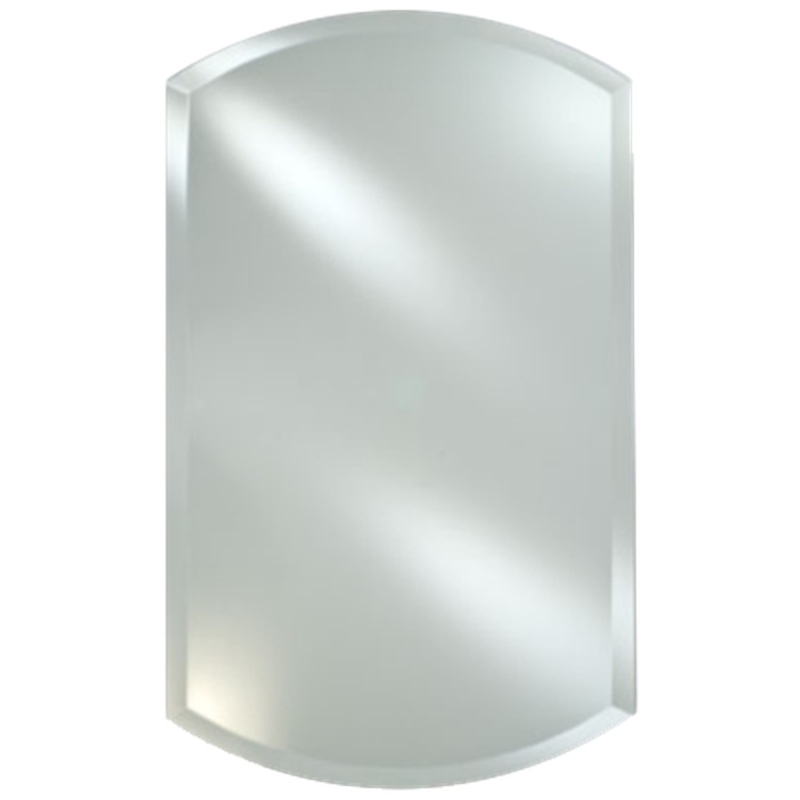 Afina Radiance Frameless 16" x 26" Double Arch Top 1" Beveled Mirror