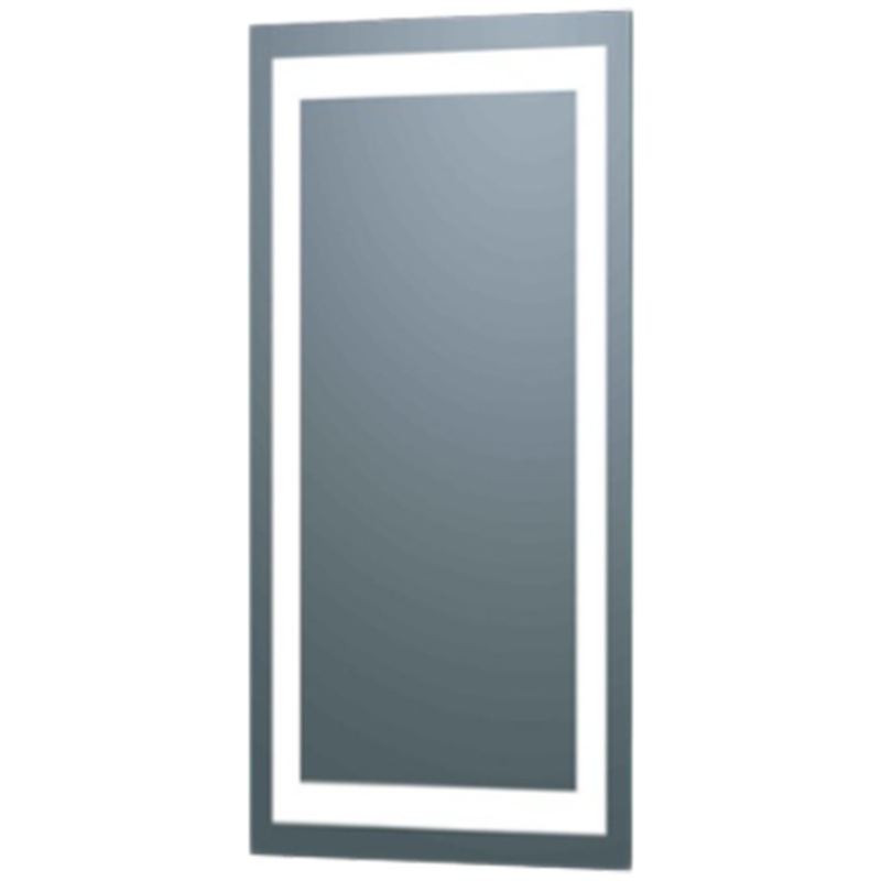 Afina Illume 22" x 66" Rectangle LED Lighted Polished Edge Mirror
