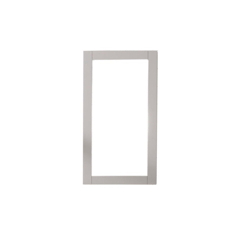 Legion Furniture 16" W x 30" H Gray Mirror