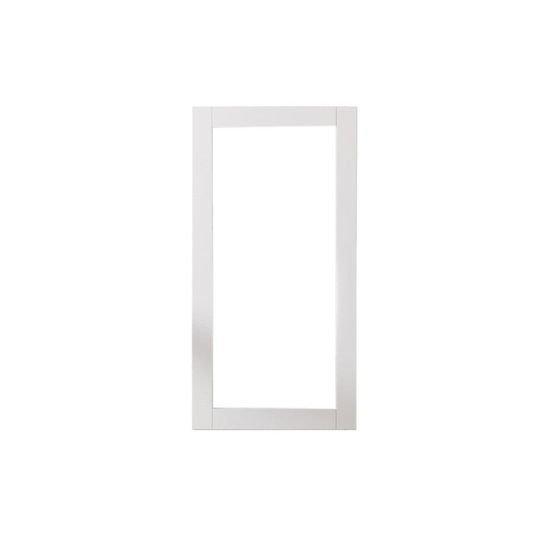 Legion Furniture 16" W x 30" H White Mirror