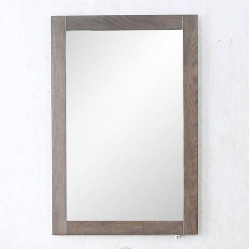 Legion Furniture WLF7021-24-M 20" W x 30" H Weathered Gray Mirror