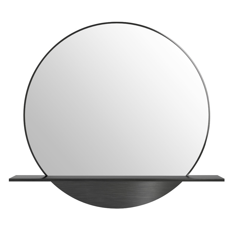 James Martin Vanities Platform 24" Modern Iron Mirror