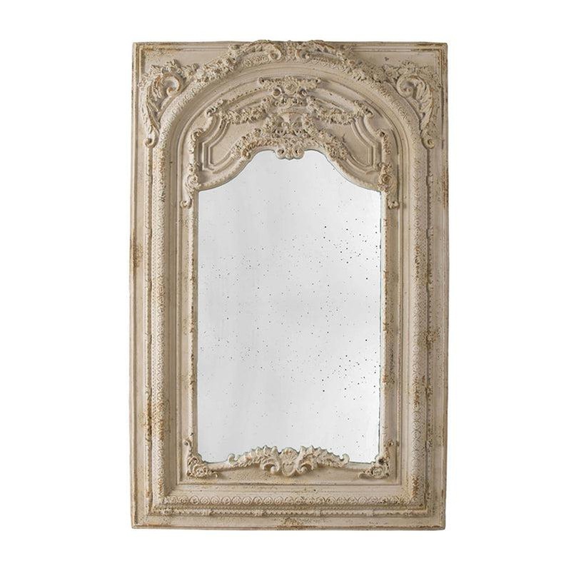 A&B Home 49" x 73" Bundle of 4 Rectangular Ivory Metal Frame Floor Mirror