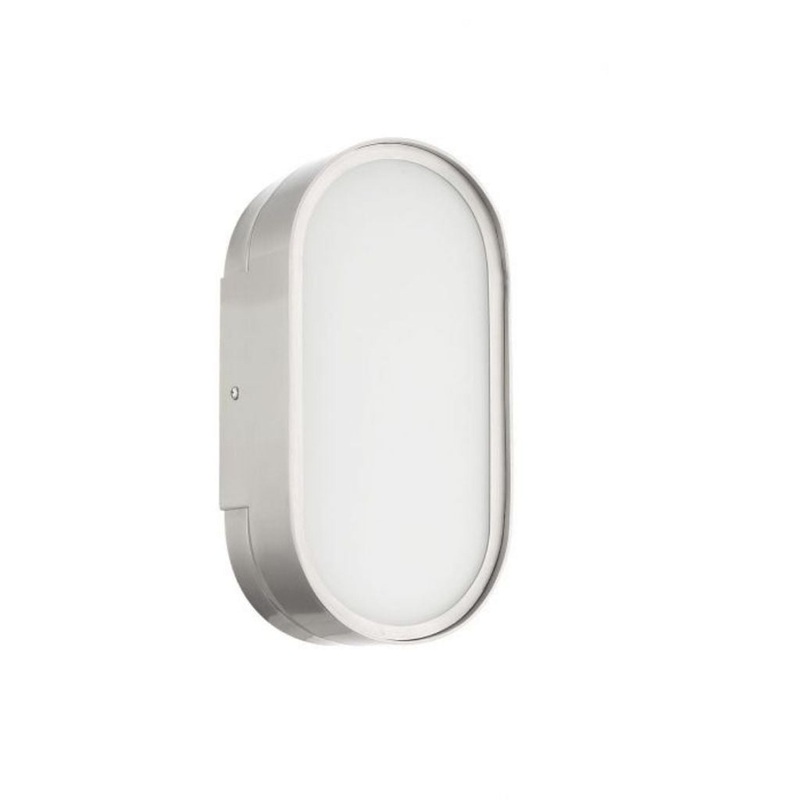 Craftmade Melody 5" x 10" 1-Light Brushed Polished Nickel LED Wall Sconce With White Frosted Glass Shade