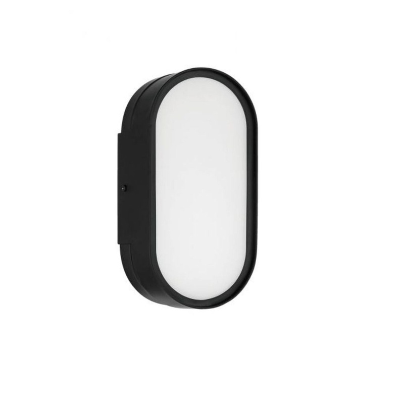 Craftmade Melody 5" x 10" 1-Light Flat Black LED Wall Sconce With White Frosted Glass Shade