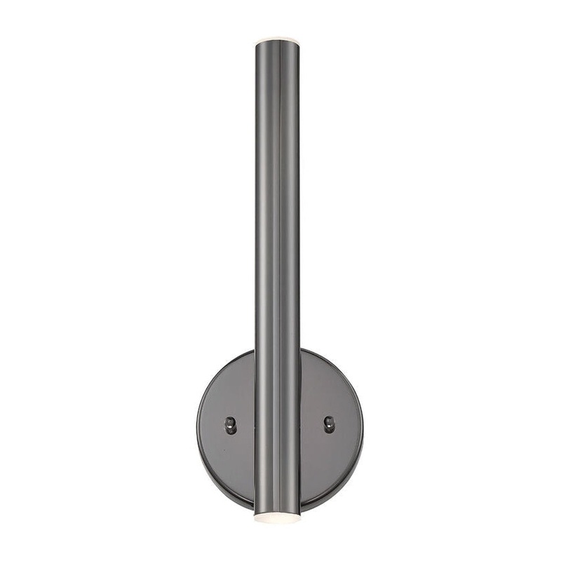 Z-Lite Forest 3" 2-Light LED Pearl Black Wall Sconce With Steel Shade