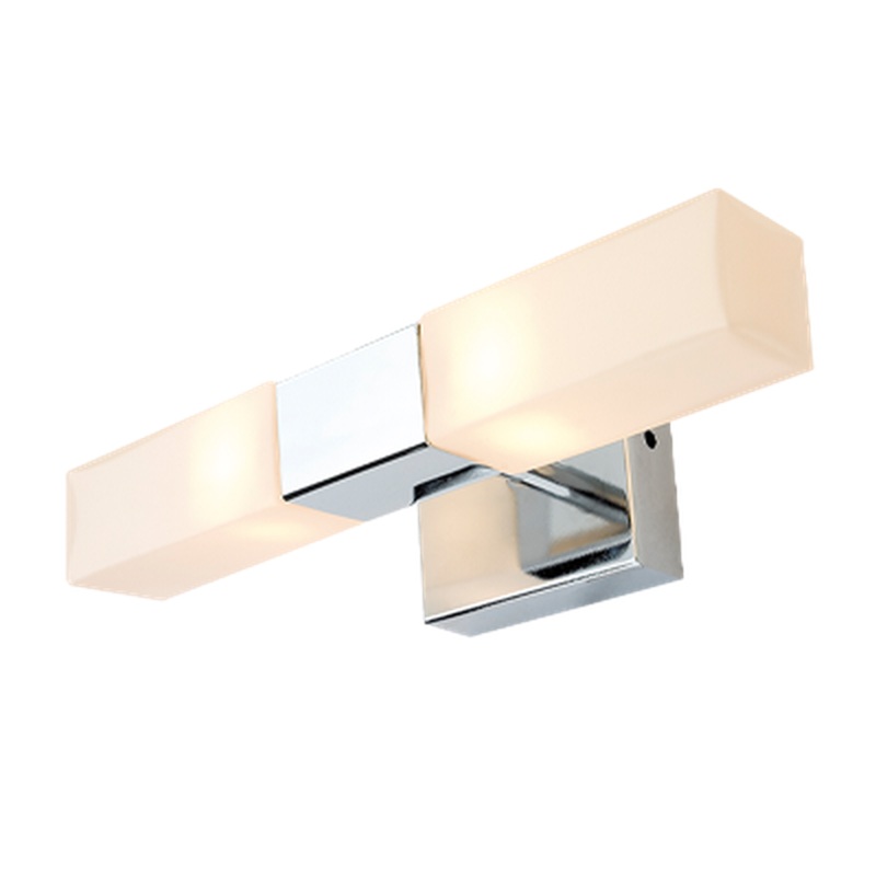Afina G9 LED Bulb Square Double Glass Sconce