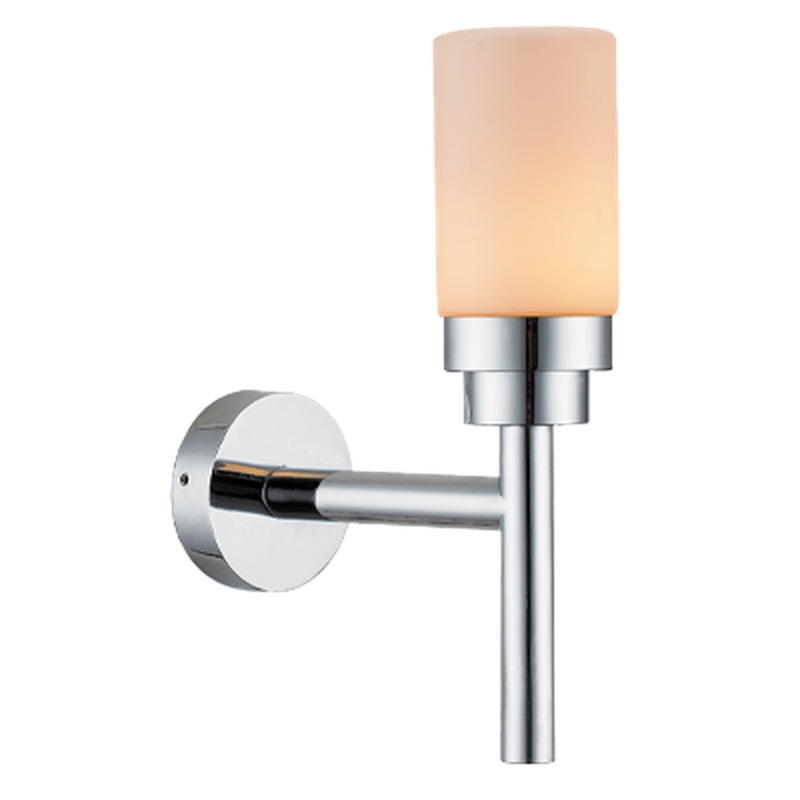 Afina Natural White G9-LED 1-Light Bulb Tapered Glass Sconce