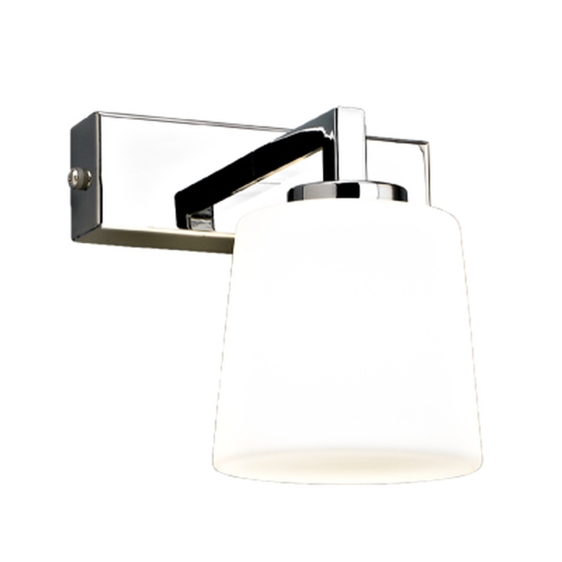 Afina Single Sconce With Opal Glass Shade