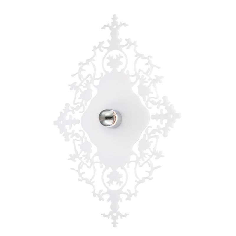 Eurofase Lighting Royal 15" Dimmable Incandescent White Wall Sconce