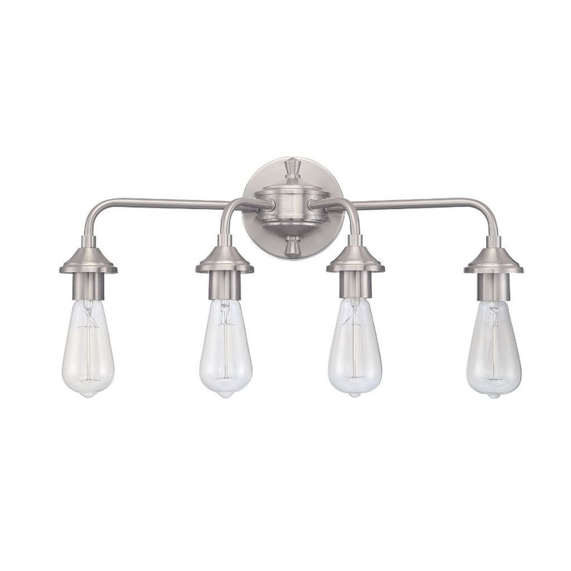 Craftmade Bridgestone 22" 4-Light Brushed Polished Nickel Vanity Light