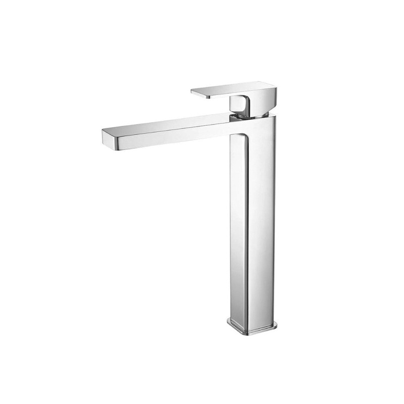 Isenberg Serie 196 12" Single-Hole Matte Black Deck-Mounted Vessel Bathroom Sink Faucet