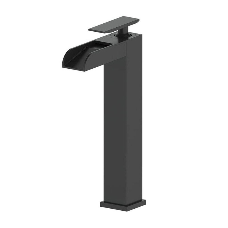 ZLINE Eagle Falls Single Hole 1.5 GPM Matte Black Bathroom Faucet With Drain