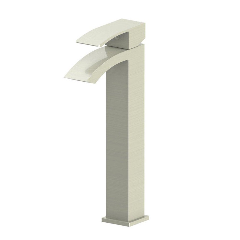 ZLINE Heavenly Single Hole 1.5 GPM Brushed Nickel Bathroom Faucet With Drain