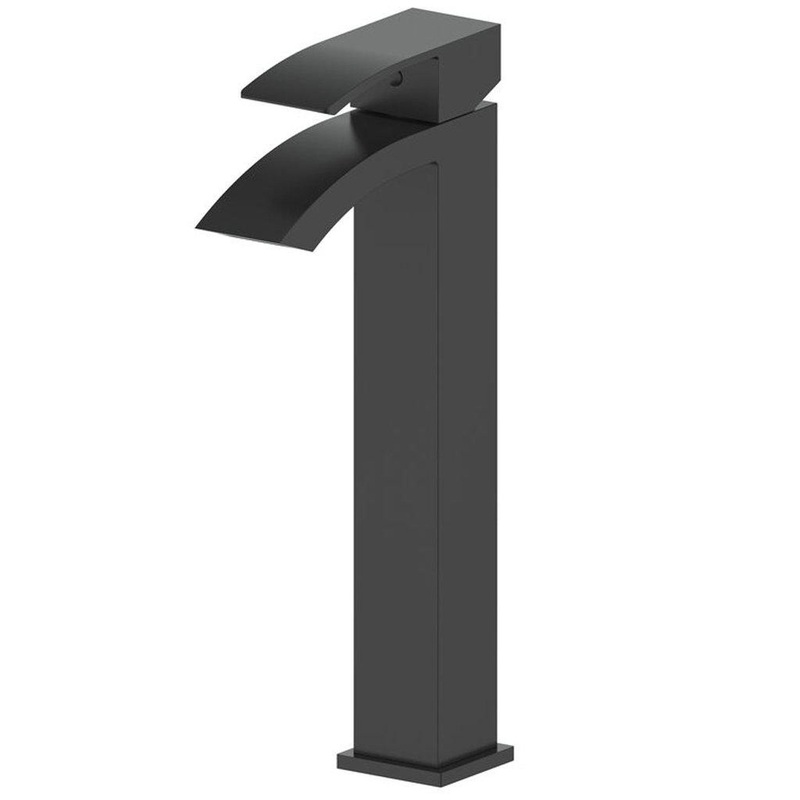 ZLINE Heavenly Single Hole 1.5 GPM Matte Black Bathroom Faucet With Drain