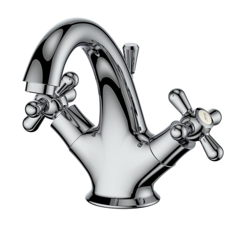 ZLINE Baldwin Centerset 1.5 GPM Chrome Bathroom Sink Faucet With Drain