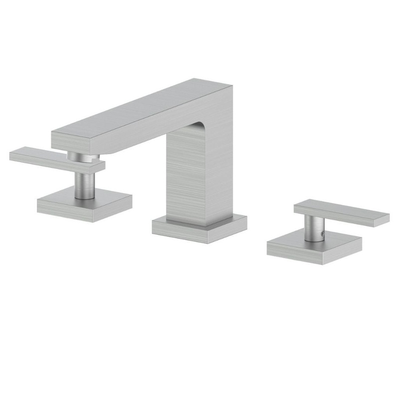 ZLINE Crystal Bay Widespread 1.5 GPM Brushed Nickel Bathroom Faucet With Drain
