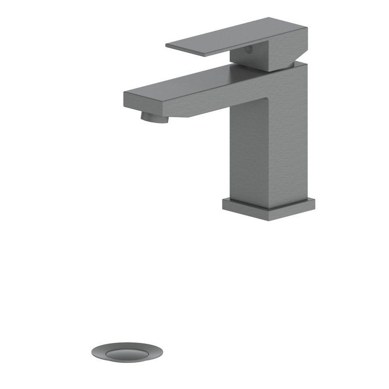 ZLINE North Lake Single Hole 1.5 GPM Gun Metal Bathroom Faucet With Drain