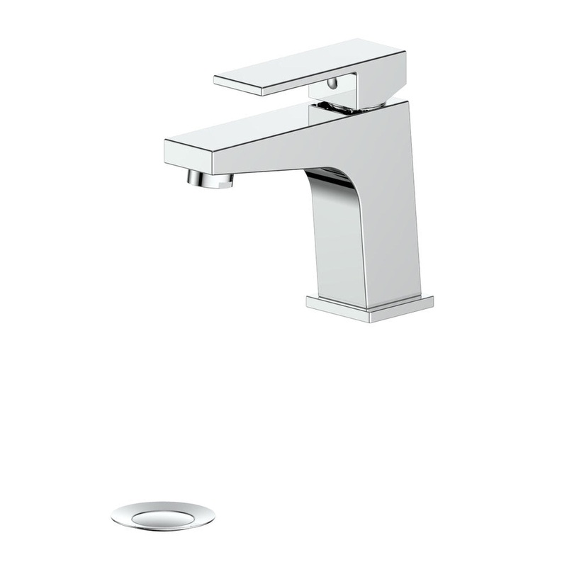 ZLINE South Lake Single Hole 1.5 GPM Chrome Bathroom Faucet With Drain