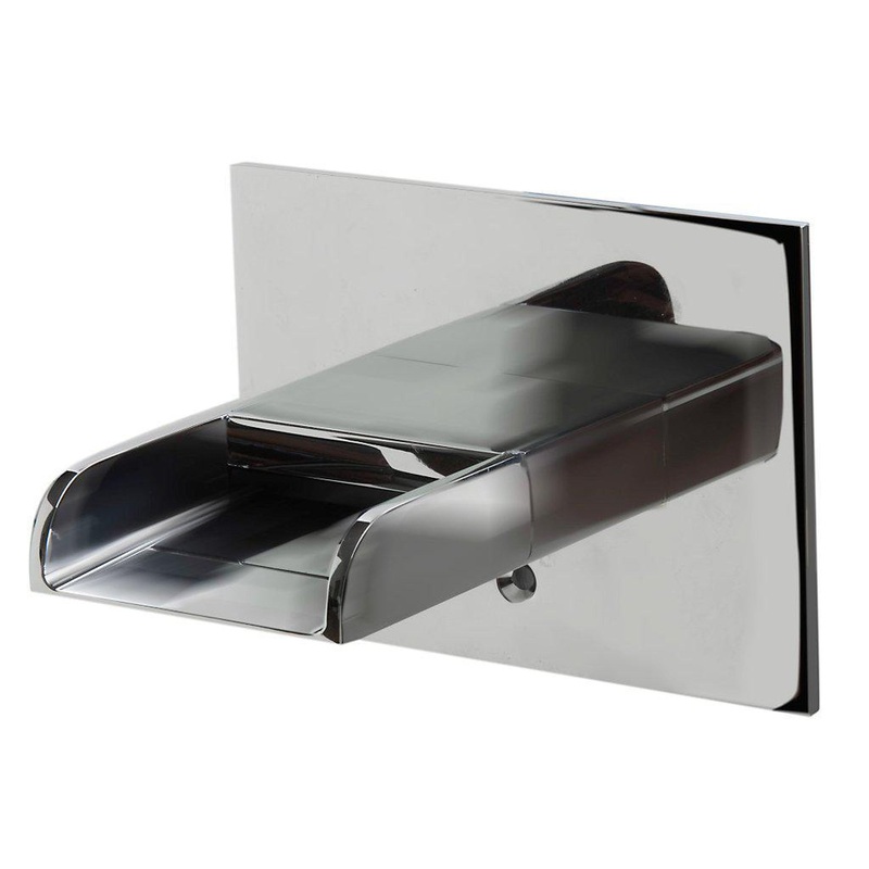ALFI Brand AB5901-PC Polished Chrome Solid Brass Distinctive Waterfall Bath Tub Filler