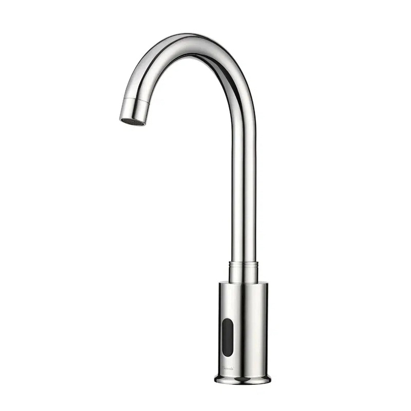 5Seconds Revive Series 5" Chrome Touchless Faucet With Temperature Control