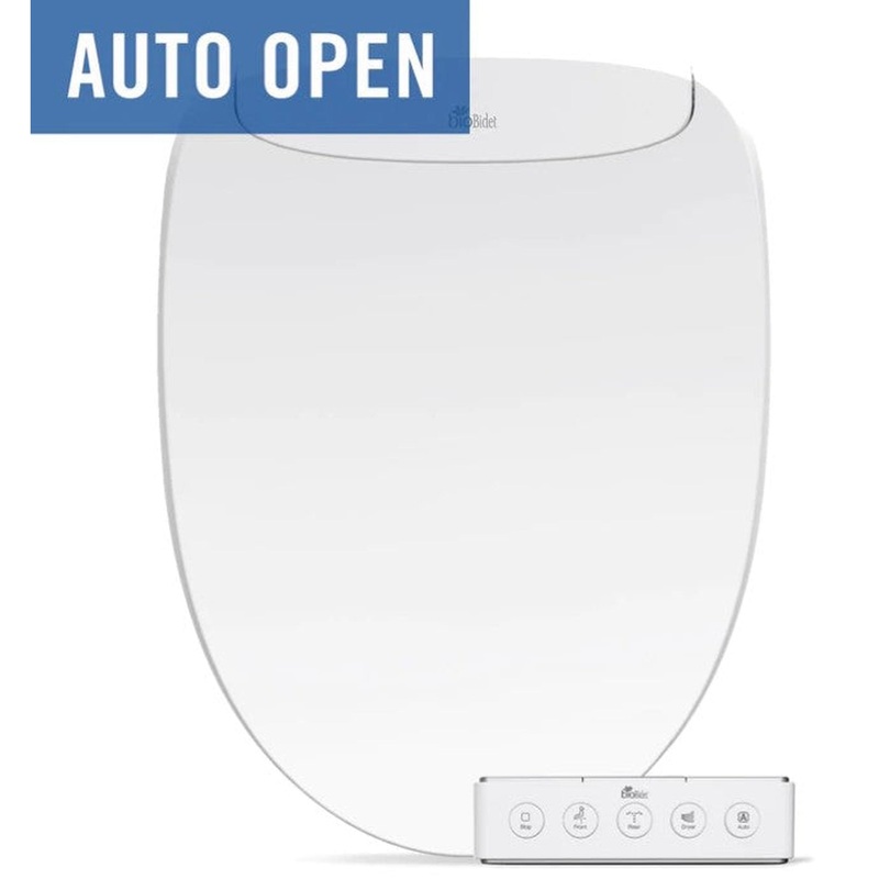 Bio Bidet Discovery DLS 16" White Elongated Bidet Toilet Seat With Built-in UV Sterilizer And Wireless Remote Control