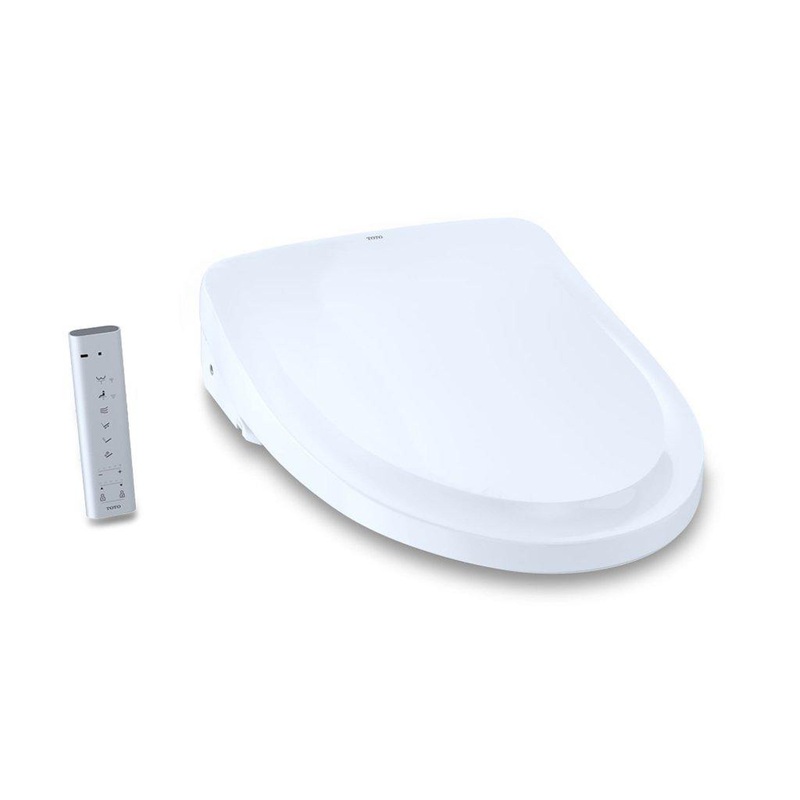 TOTO Washlet+ s500e White Classic Electronic Elongated Toilet Bidet Seat