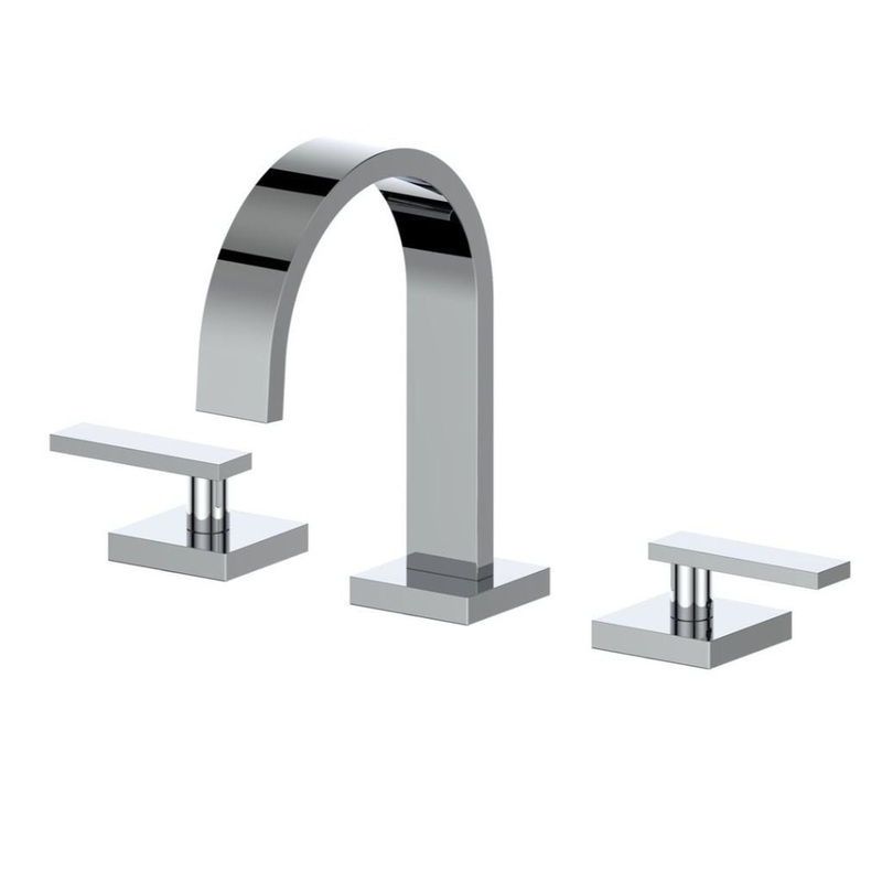 ZLINE Bliss Widespread 1.5 GPM Chrome Bathroom Sink Faucet With Drain