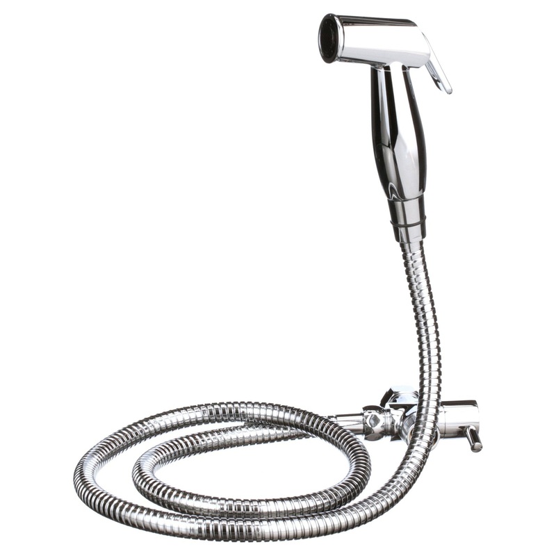 Aim to Wash! Chrome Series Non-Electric Dual Spray Handheld Bidet Sprayer